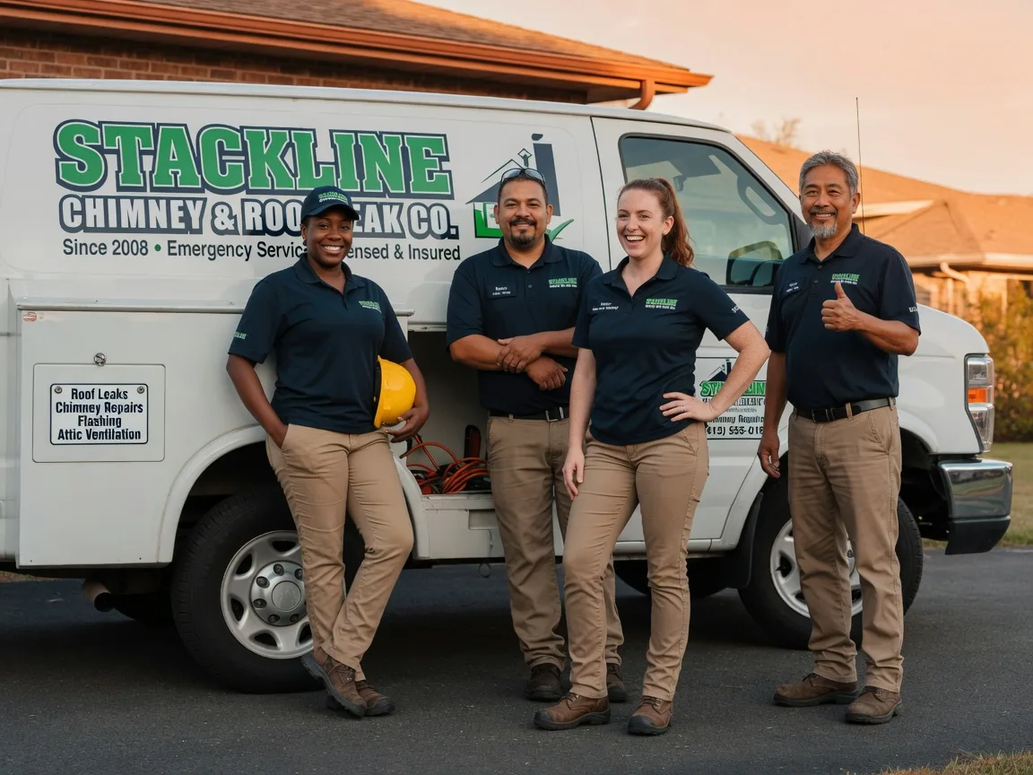 Chimney flashing repair company in Fountain, MN